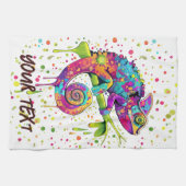 Chameleon Paint Vlekken Waterverf Style Theedoek (Horizontaal)