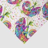 Chameleon Paint Vlekken Waterverf Style Tissuepapier (Detail)