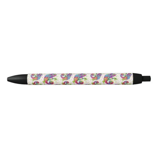 Chameleon Paint Vlekken Waterverf Style Zwarte Inkt Pen (Voorkant)