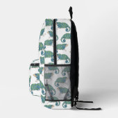 Chameleon Pattern Bedrukte Rugzak (Rechts)