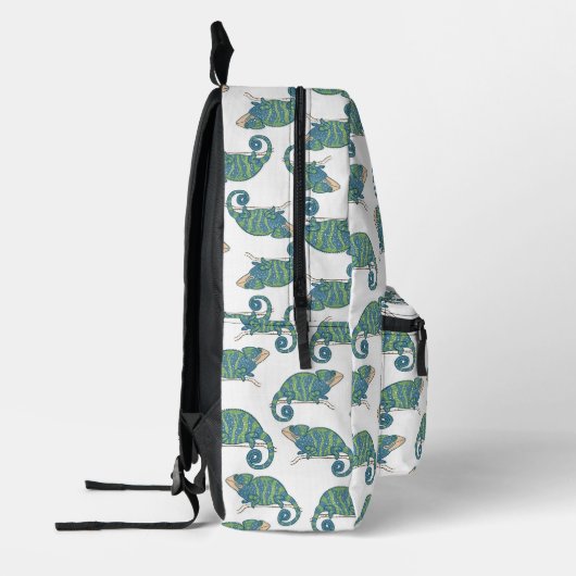 Chameleon Pattern Bedrukte Rugzak (Links)