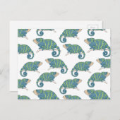 Chameleon Pattern Briefkaart (Voorkant / Achterkant)