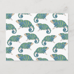 Chameleon Pattern Briefkaart