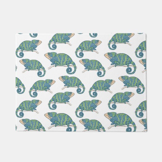 Chameleon Pattern Deurmat (Voorkant)