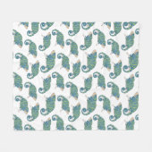 Chameleon Pattern Fleece Deken (Voorkant (Horizontaal))