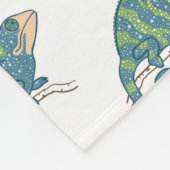 Chameleon Pattern Fleece Deken (Hoek)