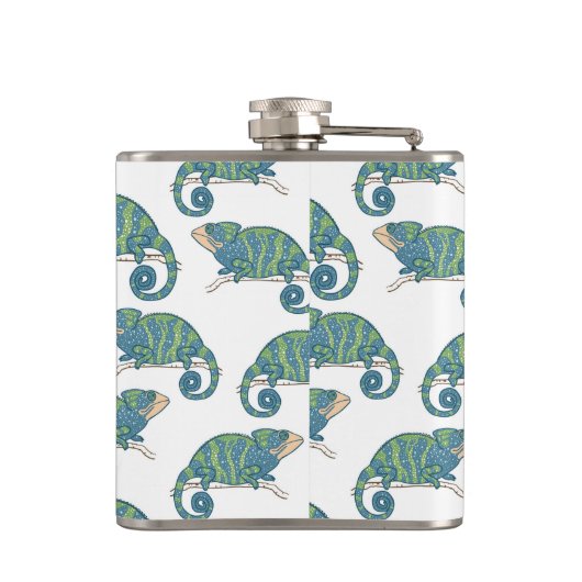 Chameleon Pattern Heupfles (Achterkant)