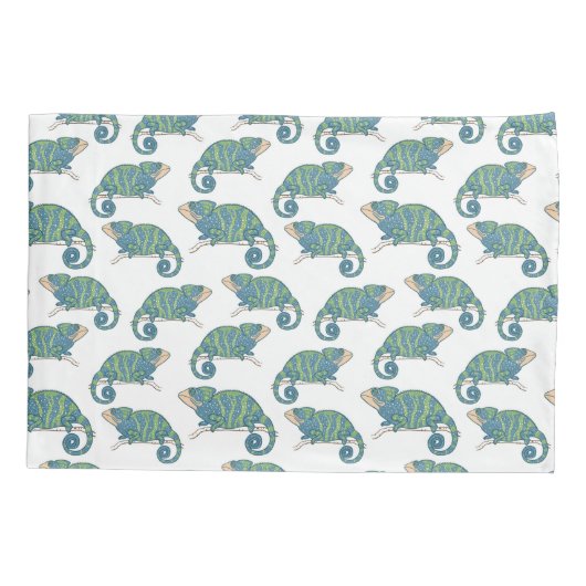 Chameleon Pattern Kussensloop (Achterkant-Links)