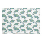 Chameleon Pattern Kussensloop (Voorkant-Links)