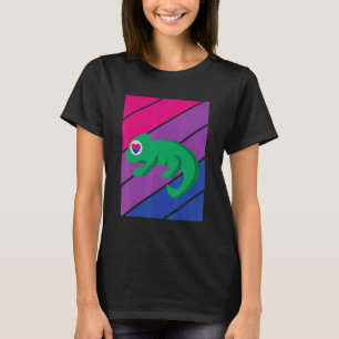 Chameleon Pride Bisexual Flag LGBTQ Proud Ally Pri T-shirt