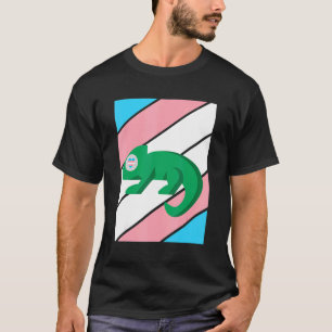 Chameleon Pride Transgender Flag LGBT Proud Ally P T-shirt