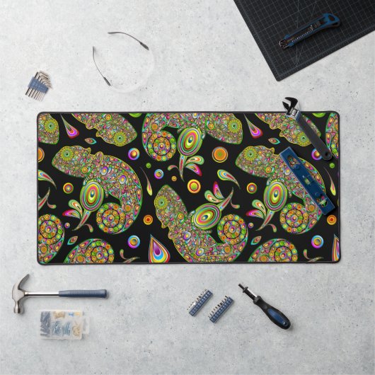 Chameleon Psychedelic Fantasy Bureaumat (Werkstation)