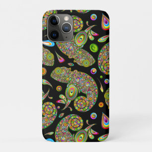 Chameleon Psychedelic Fantasy iPhone 11 Pro Hoesje