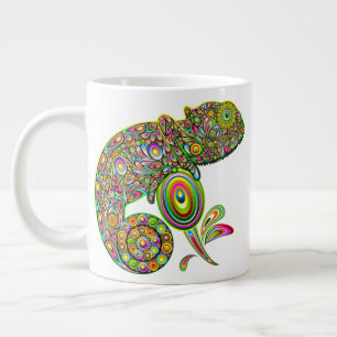 Chameleon Psychedelic Fantasy Extra Grote Beker