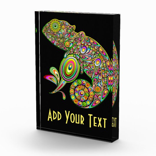 Chameleon Psychedelic Fantasy Fotoblokken (Rechts)