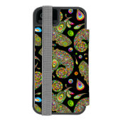 Chameleon Psychedelic Fantasy Incipio iPhone Portemonnee Hoesje (Agenda Achterkant)