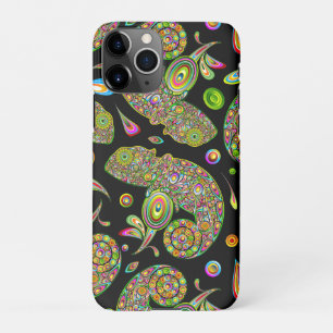Chameleon Psychedelic Fantasy iPhone 11Pro Hoesje