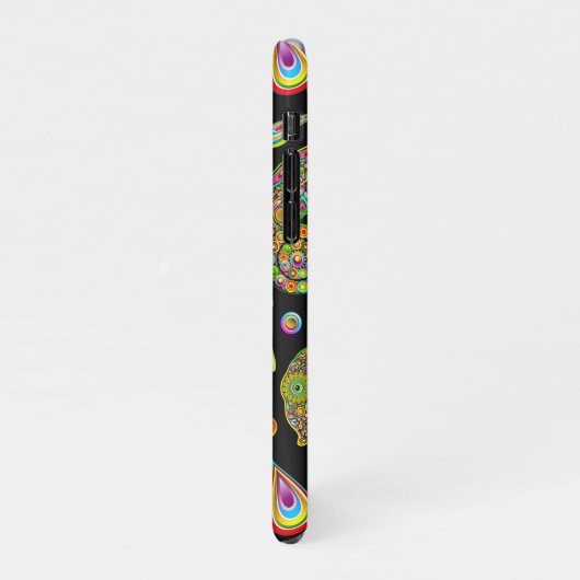 Chameleon Psychedelic Fantasy iPhone Hoesje (Linkerkant)