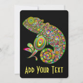 Chameleon Psychedelic Fantasy Kaart (Voorkant)