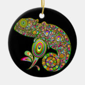 Chameleon Psychedelic Fantasy Keramisch Ornament (Voorkant)
