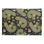 Chameleon Psychedelic Fantasy Kussensloop (Achterkant)