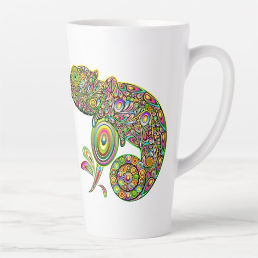 Chameleon Psychedelic Fantasy Latte Mok (Rechts)