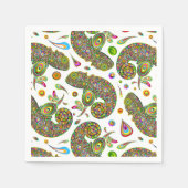 Chameleon Psychedelic Fantasy Servet (Voorkant)