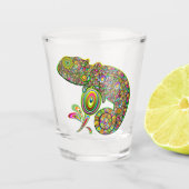 Chameleon Psychedelic Fantasy Shot Glas (Voorkant)