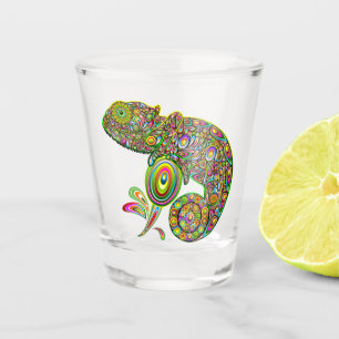 Chameleon Psychedelic Fantasy Shot Glas