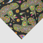Chameleon Psychedelic Fantasy Tissuepapier (Detail)