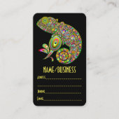 Chameleon Psychedelic Fantasy Visitekaartje (Voorkant)