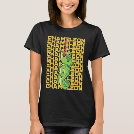 Chameleon Reptile  Chameleon T-shirt (Voorkant)