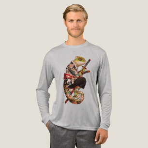 Chameleon Samurai - Getatoeëerde krijger met Katan Tri-Blend Shirt
