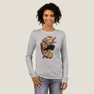 Chameleon Samurai – Getatoeëerde krijger met Katan Tri-Blend Shirt