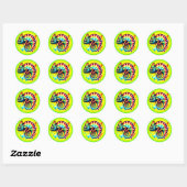 Chameleon Stropdas-Dye Ronde Sticker (Vel)