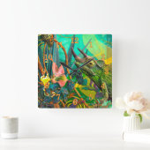 CHAMELEON WIJZIGEN VIERKANTE KLOK (Huis)