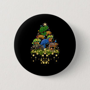 Chameleons Kerstboom - Lichtenvakantiedagen Chamel Ronde Button 5,7 Cm