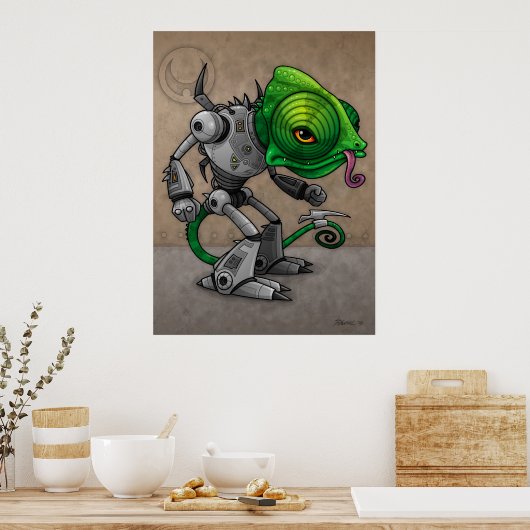 Chameleozoïde Poster (Keuken)