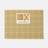 Chametz Free Zone Matzo Deurmat (Voorkant)