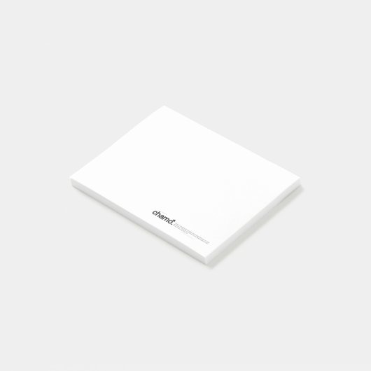 Chamo Post-it Notes (Schuin)