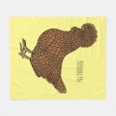 Chamois polish cartoon fleece deken (Voorkant (Horizontaal))