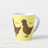 Chamois polish cartoon latte mok (Rechterhoek)