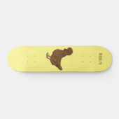 Chamois polish cartoon skateboard (Horizontaal)