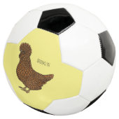 Chamois polish cartoon voetbal (Drie kwart)