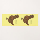 Chamois polish cartoon yogamat (Voorkant (horizontaal))