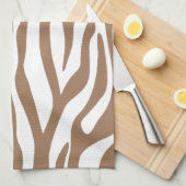 Chamoisee Zebra Animal Print Theedoek (Quarter Fold)