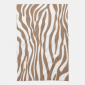 Chamoisee Zebra Animal Print Theedoek (Verticaal)