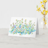 Chamomile Daisy Garden Blond Note Carte Aquarelle (Fleur jaune)