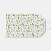 Chamomile Flower Botanical Rustitern Pattern Cadeaulabel (Voorkant (Horizontaal))