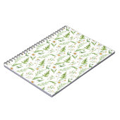 Chamomile Flower Botanical Rustitern Pattern Notitieboek (Linkerzijde)